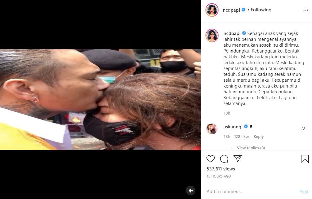 Temukan Figur Ayah dalam Diri Jerinx, Curahan Hati Nora Alexandra Tentang Suami Bikin Terenyuh