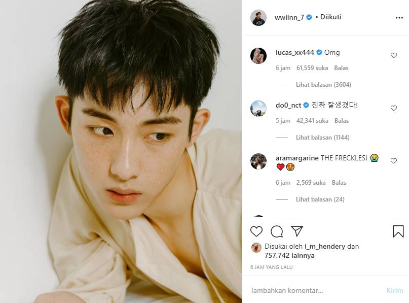 Winwin Pamer Foto Menggoda, Dua Member NCT Ini Ikut Terpesona