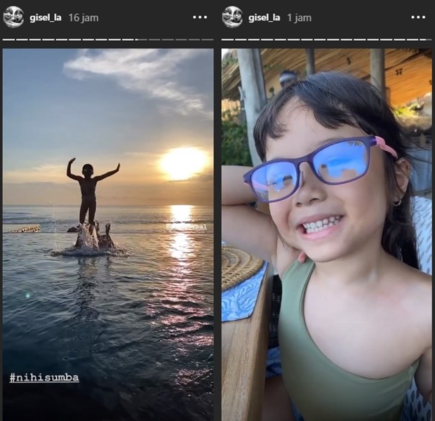 Gisella Anastasia Pilih Bagikan Momen Liburan Bareng Sang Putri