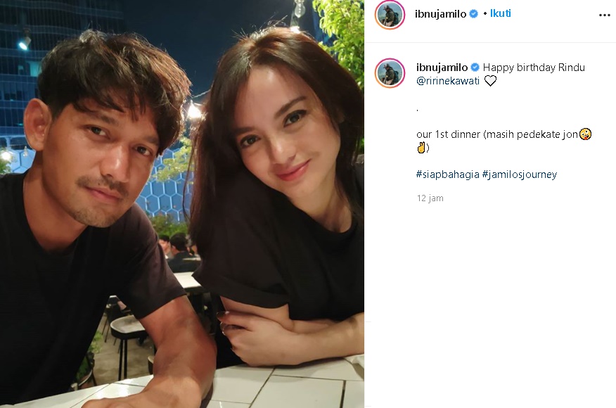 Ibnu Jamil Bocorkan Foto Dinner Pertama Saat PDKT, Panggilan Sayang ke Ririn Ekawati Bikin Salfok