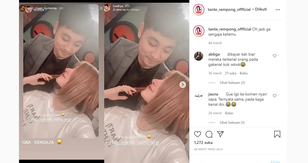 Liza Aditya Pamer Foto Mesra Bareng Irwan DA Hingga Beri Panggilan Ini