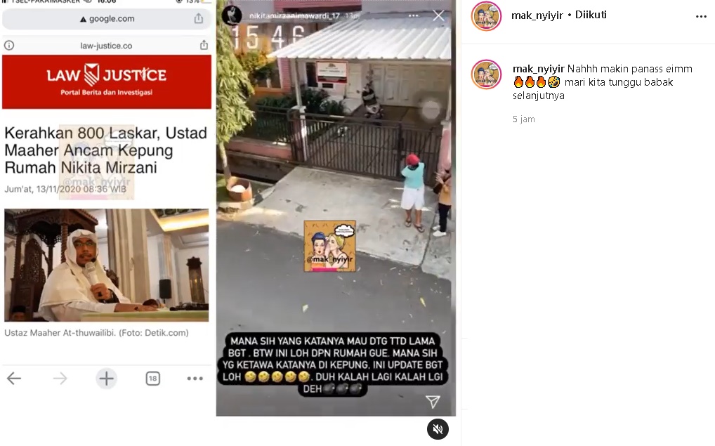 Nikita Mirzani Unggah Video Rumahnya yang Masih Sepi Usai Diancam Akan Dikepung, Ini Katanya