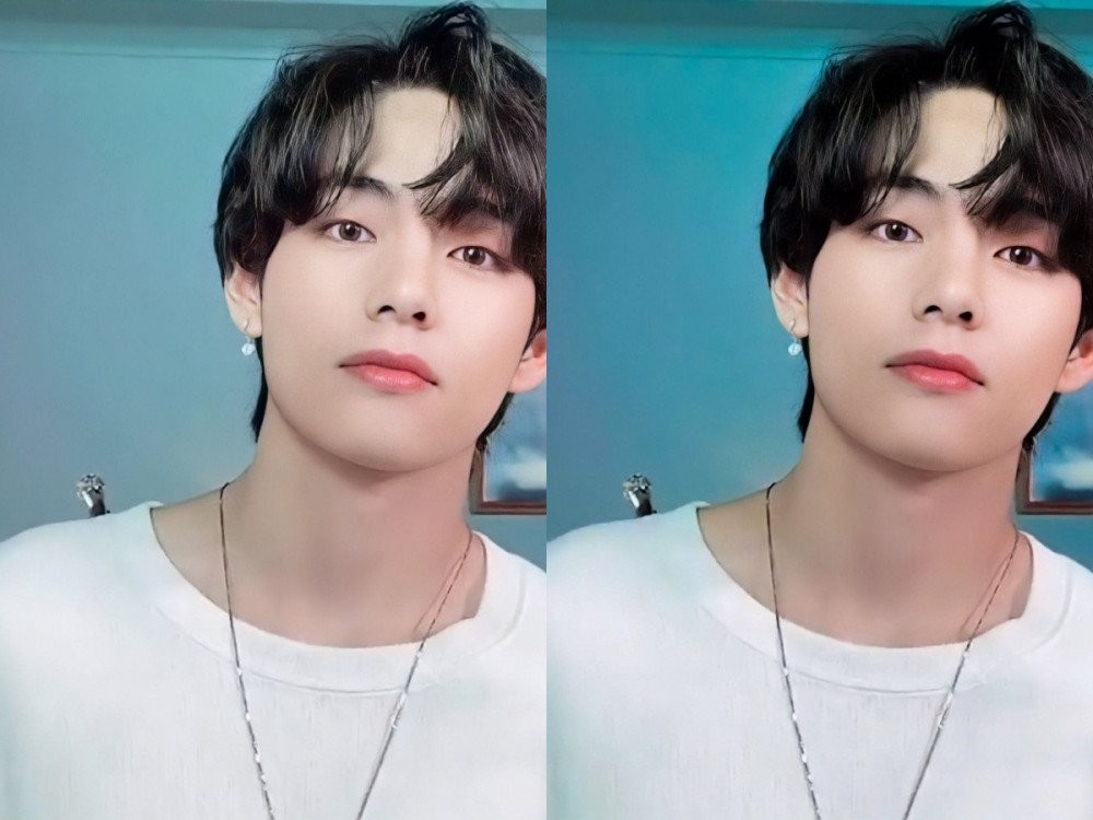 Pakai Kaos Putih dengan Gaya Rambut Pendeknya, Visual V BTS Sukses Hipnotis Fans