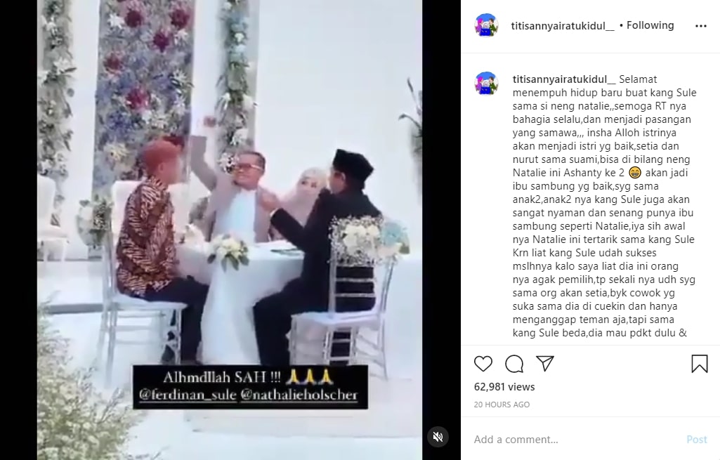 Nyai Ratu Kidul Ramal Nathalie Holscher Sosok Wanita Pemilih, Ini Alasan Mantap Terima Pinangan Sule