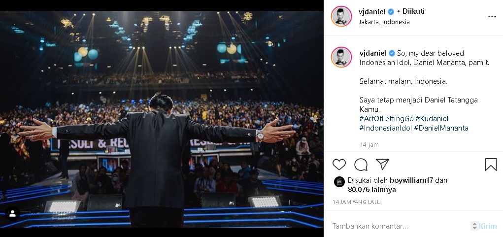 Daniel Mananta Pamit dari ‘Indonesian Idol’, Ungkap Alasan Tunjuk Boy William Gantikan Posisinya