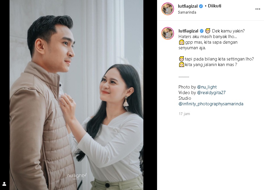 Romantis, Lutfi Agizal Beber Respons Kalem Pacar Soal Punya Banyak Haters Hingga Tudingan Settingan