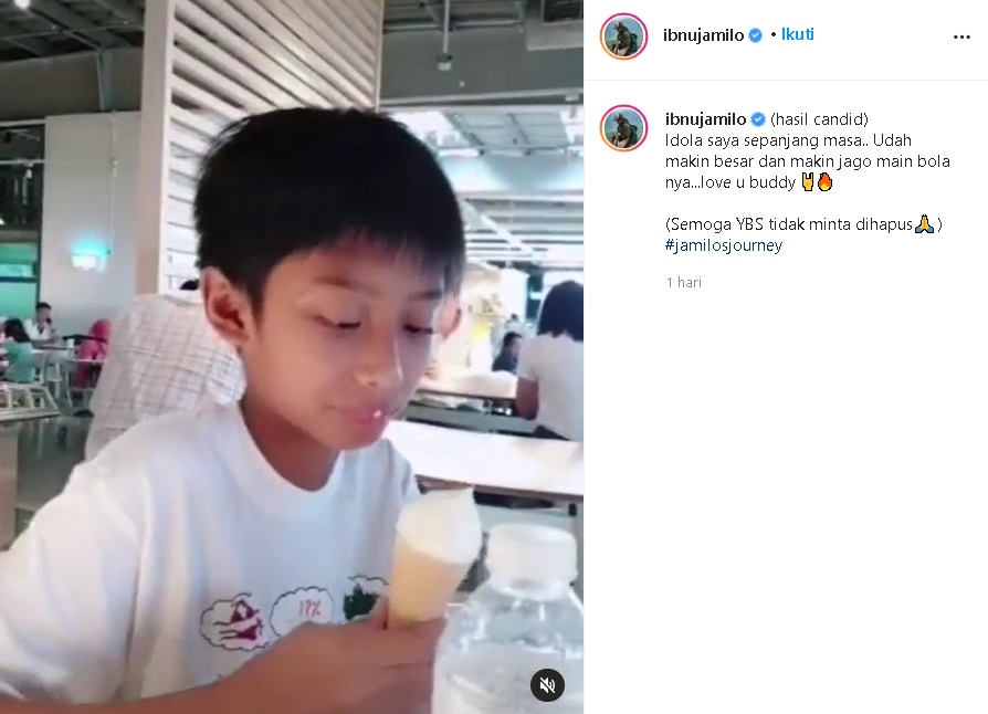 Jarang Disorot, Ibnu Jamil Bagikan Video Candid Putra Tampan Bikin Netter Terpanah