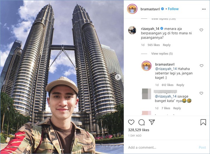 verrell bramasta digoda oleh riza syah lantaran tidak kunjung mempunyai pasangan