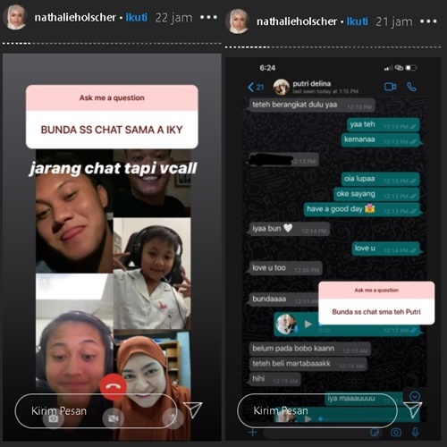 Nathalie Holscher Blak-blakan Bongkar Isi Chat, Sikap Anak-anak Sule ke Ibu Sambung Terungkap
