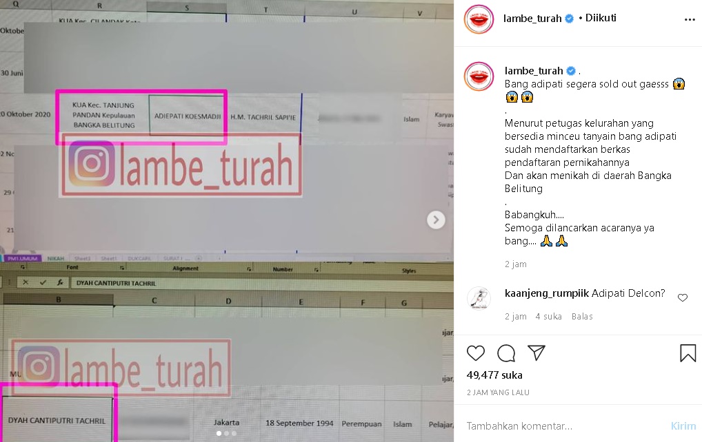Adipati Dolken Dikabarkan Sudah Daftar Pernikahan dengan Canti Tachril, Netter: Stok Pria Tampan Menipis