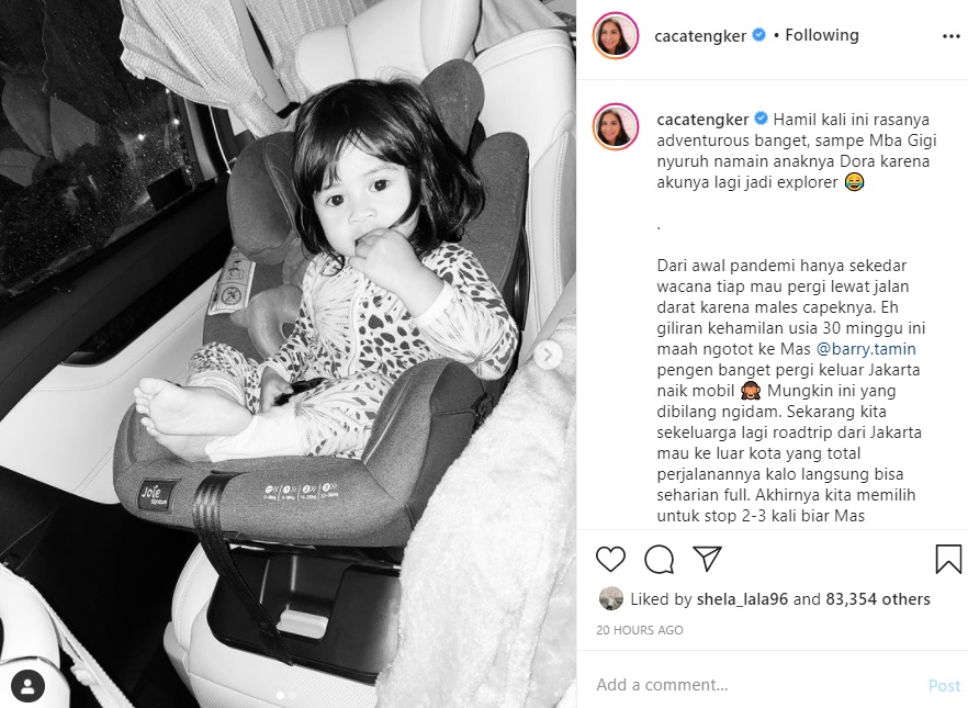 Kocak, Nagita Slavina Beri Saran Nama ‘Dora’ untuk Anak Kedua Caca Tengker Gara-gara Ini