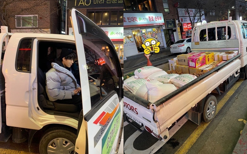 Ha Sung Woon Tuai Sorotan Usai Berkeliling Bagikan Hasil Panen Sang Kakek Pada Sahabat