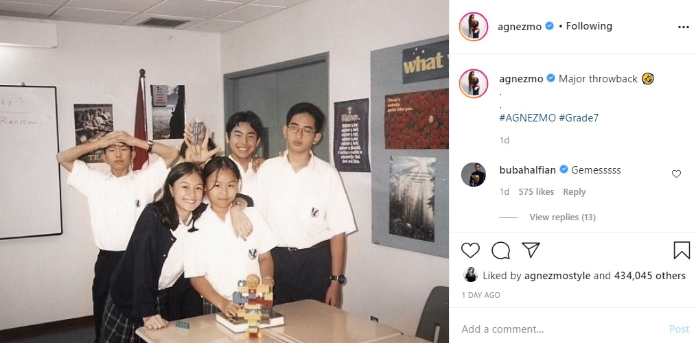 Baru Dipamerkan, Intip Paras Agnez Mo Zaman SMP yang Auto Dihujani ‘Hati’