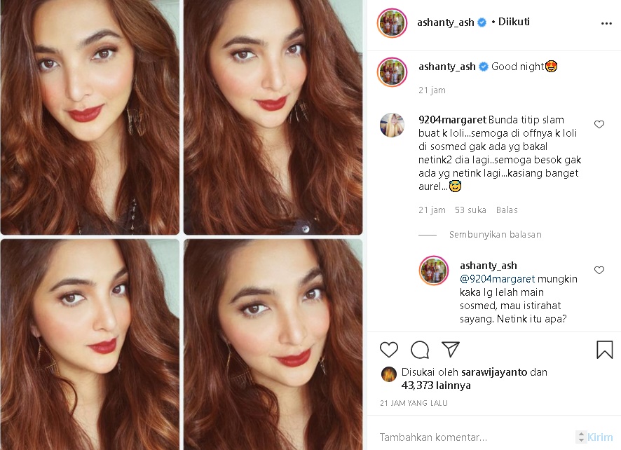 Ashanty Angkat Bicara Soal Keputusan Aurel Hermansyah Rehat dari Medsos, Begini Katanya