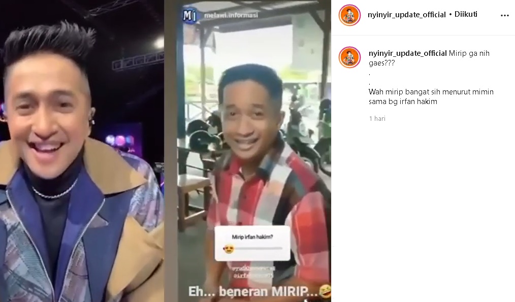 Ekspresi Kaget Irfan Hakim Jadi Perbincangan Usai Lihat ‘Kembaran’ di TikTok, Seberapa Mirip?
