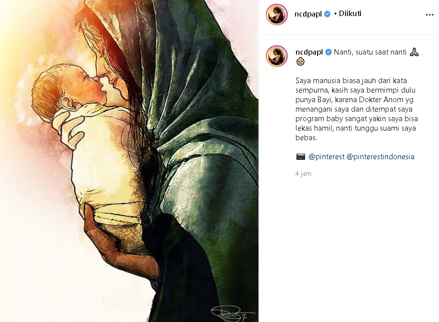 Ungkap Impian Segera Dikaruniai Momongan dengan Jerinx, Nora Alexandra: Suatu Saat Nanti