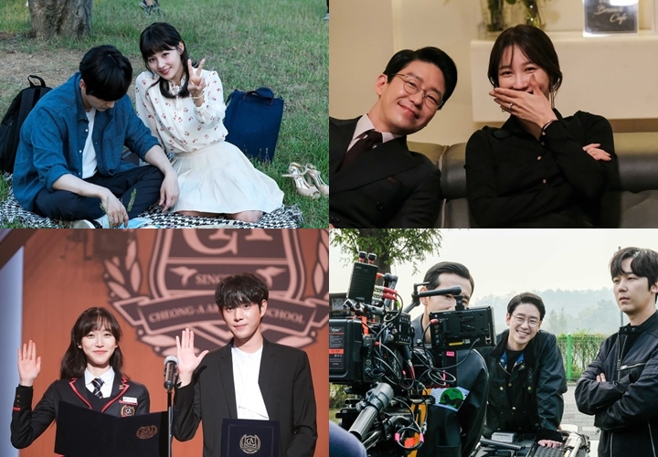 Bikin Naik Darah di Drama, SBS Bagikan Keseruan Eugene-Lee Jin Ah Cs di Lokasi Syuting \'Penthouse\'