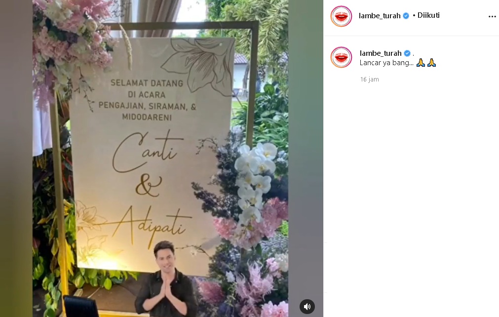 Siap Nikah 18 Desember 2020, Adipati Dolken dan Canti Tachril Gelar Siraman dan Midodareni