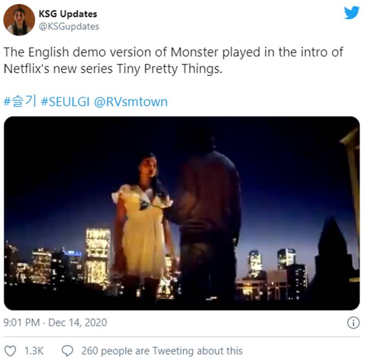 Dicreditkan Atas Nama Red Velvet, Netflix Buat Fans Bingung Pakai Versi Demo Berbahasa Inggris \'Monster\'