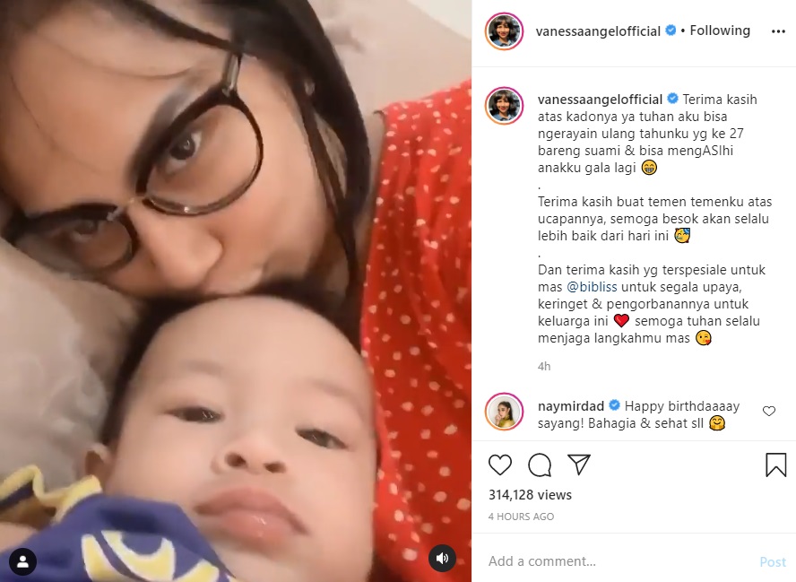 Kebahagiaan Vanessa Angel Rayakan Ultah Bareng Suami dan Anak Diserbu Rekan Artis