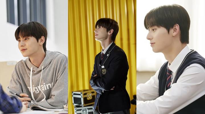 Foto Senyuman Manis Minhyun NU\'EST Kala Tampil di \'Live On\' Teduhkan Jiwa