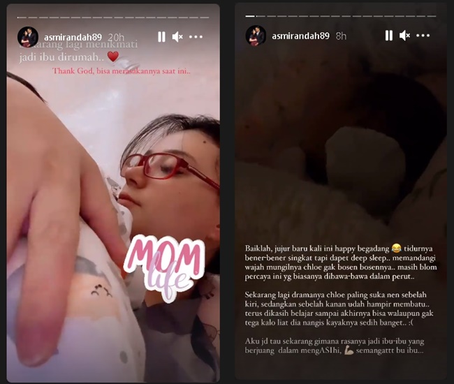 Curhat Bahagia Asmirandah Usai Sambut Kelahiran Putri Pertama: Baru Kali Ini Happy Begadang