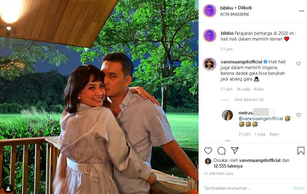 Bibi Ardiansyah Serius Bahas Pelajaran Berharga di 2020, Komentar Kocak Vanessa Angel Diserbu