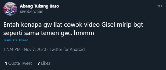 teman michael yokinobu defretes membeberkan jika teman pria gisella anastasia di video syur sempat mengaku sial ketika tersebar di media sosial