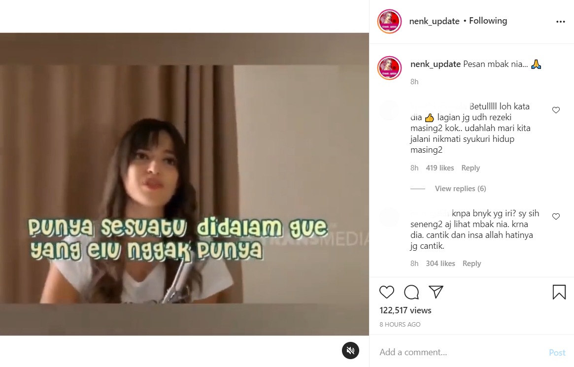 Begini Tanggapan Cerdas Nia Ramadhani Soal Dinyinyiri Hidup Enak Gara-gara Nikah dengan Orang Kaya