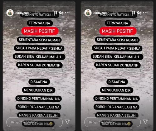 Masih Positif Covid-19, Nirina Zubir Ungkap Kesedihan Lihat Tangis Sang Putra Belum Bisa Memeluknya