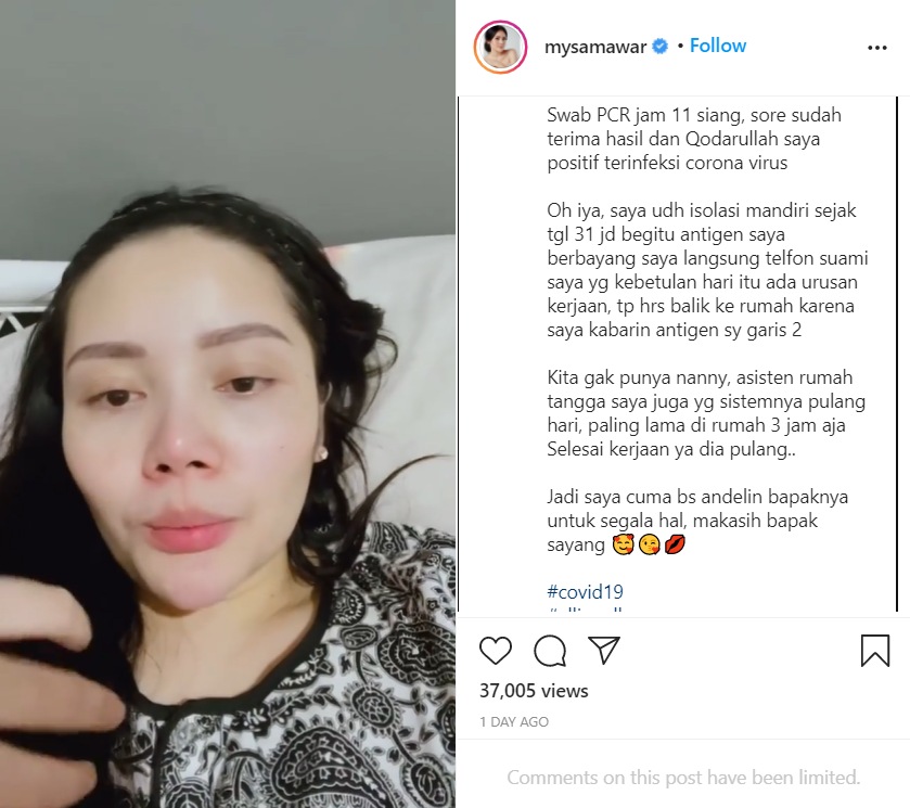 Jalani Isolasi Mandiri, Mawar AFI Ceritakan Kronologi Bisa Terpapar Virus Covid-19