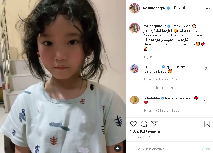 Ayu Ting Ting Unjuk Permintaan Tak Biasa Bilqis Sontak Banjir Sanjungan Gara-gara Ini