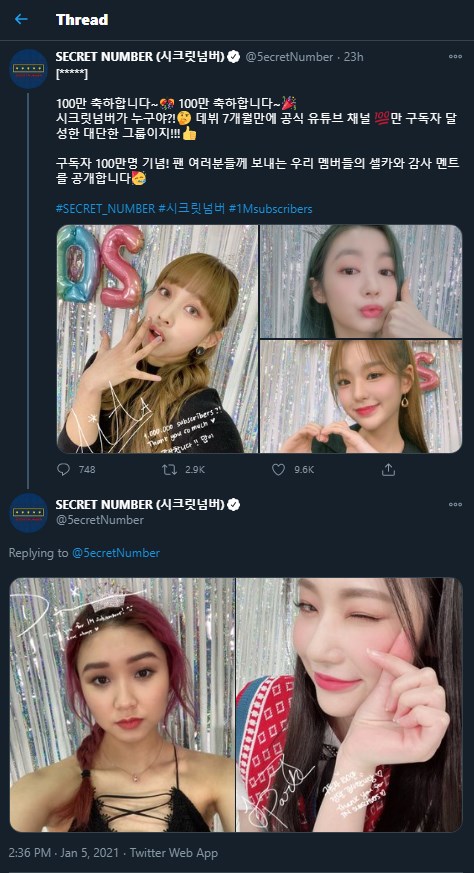 secret number bagi foto baru