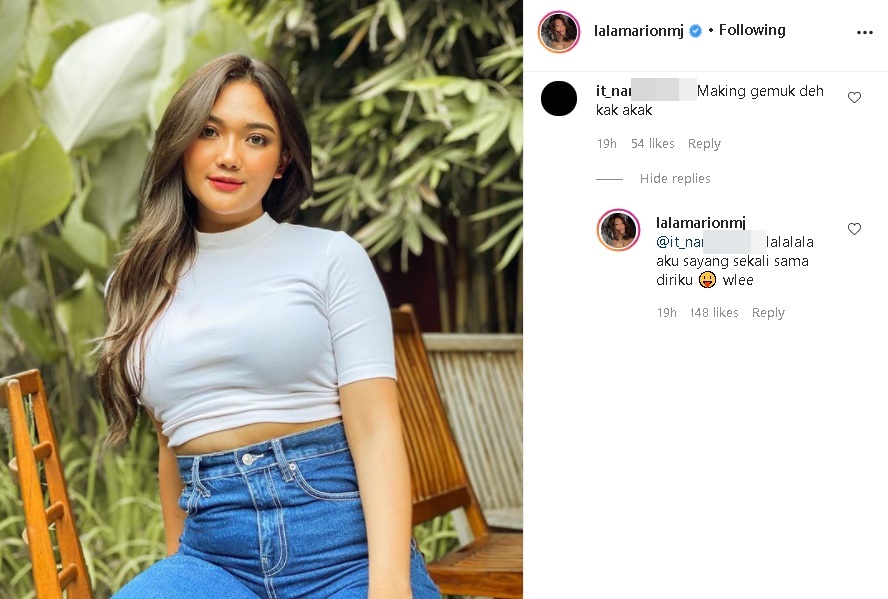 Beri Reaksi Santai, Balasan Telak Marion Jola Usai Dicibir Makin Gendut Tuai Pembelaan