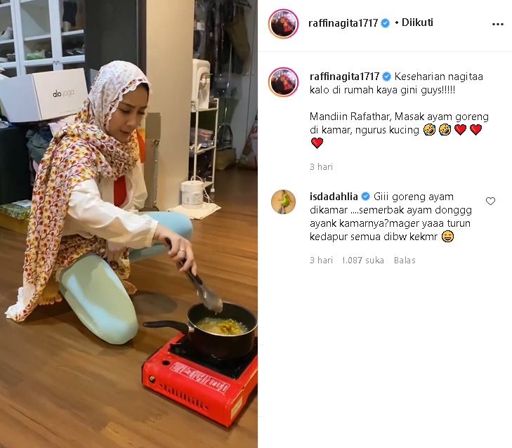Iis Dahlia Tuai Tanggapan Pro-Kontra Usai Komentari Aksi Nagita Slavina Goreng Ayam di Kamar