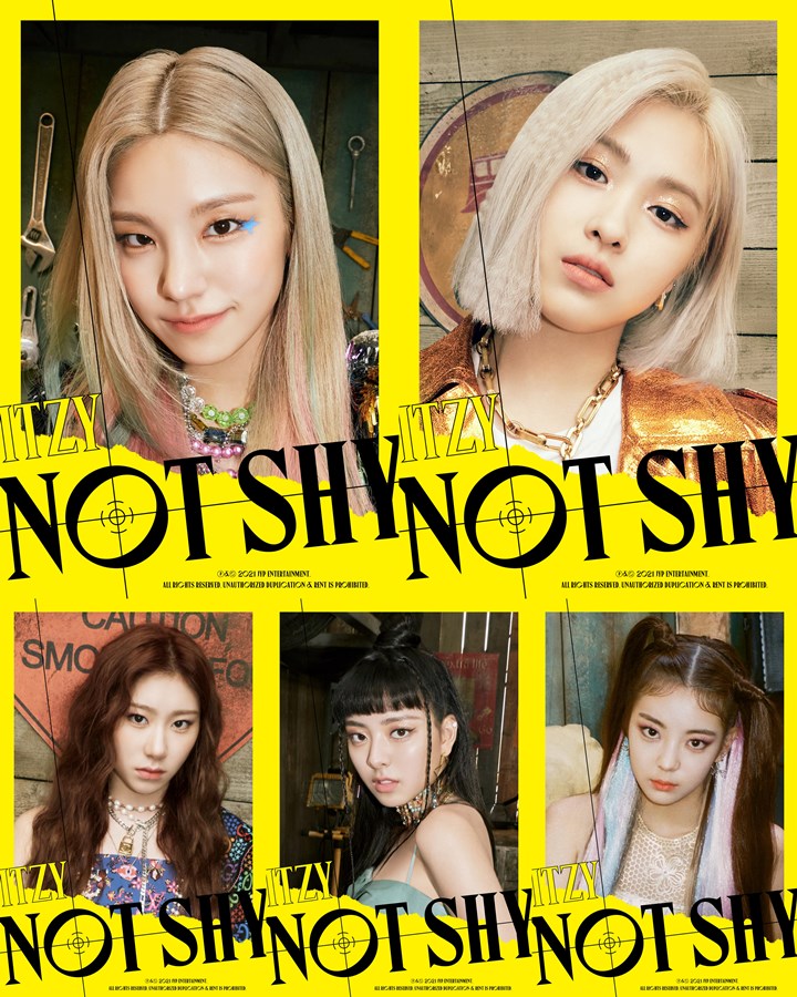 ITZY membagikan teaser individual para member untuk album \'Not Shy\' versi Inggris yang akan segera dirilis melalui akun Twitter resmi mereka