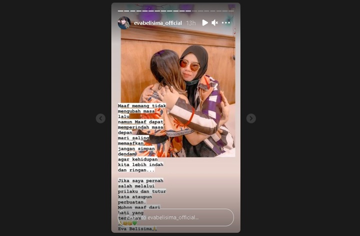 Eva Bellissima Pamer Foto Peluk Rohimah Usai Ngaku Cerai dari Kiwil, Singgung Permintaan Maafnya