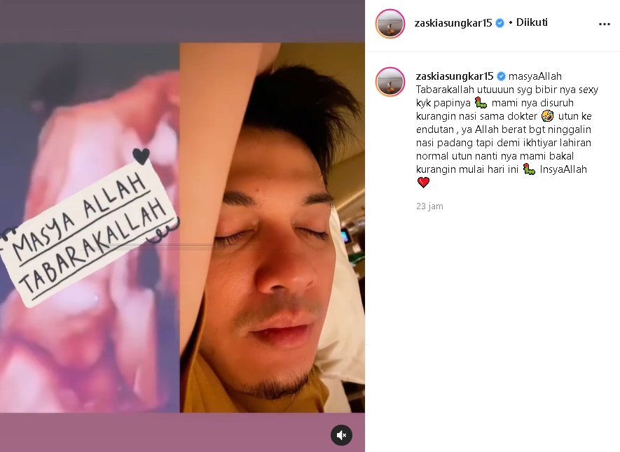Pajang Hasil USG Buah Hati, Zaskia Sungkar Ungkap Harus Kurangi Makanan Ini Demi Lahiran Normal
