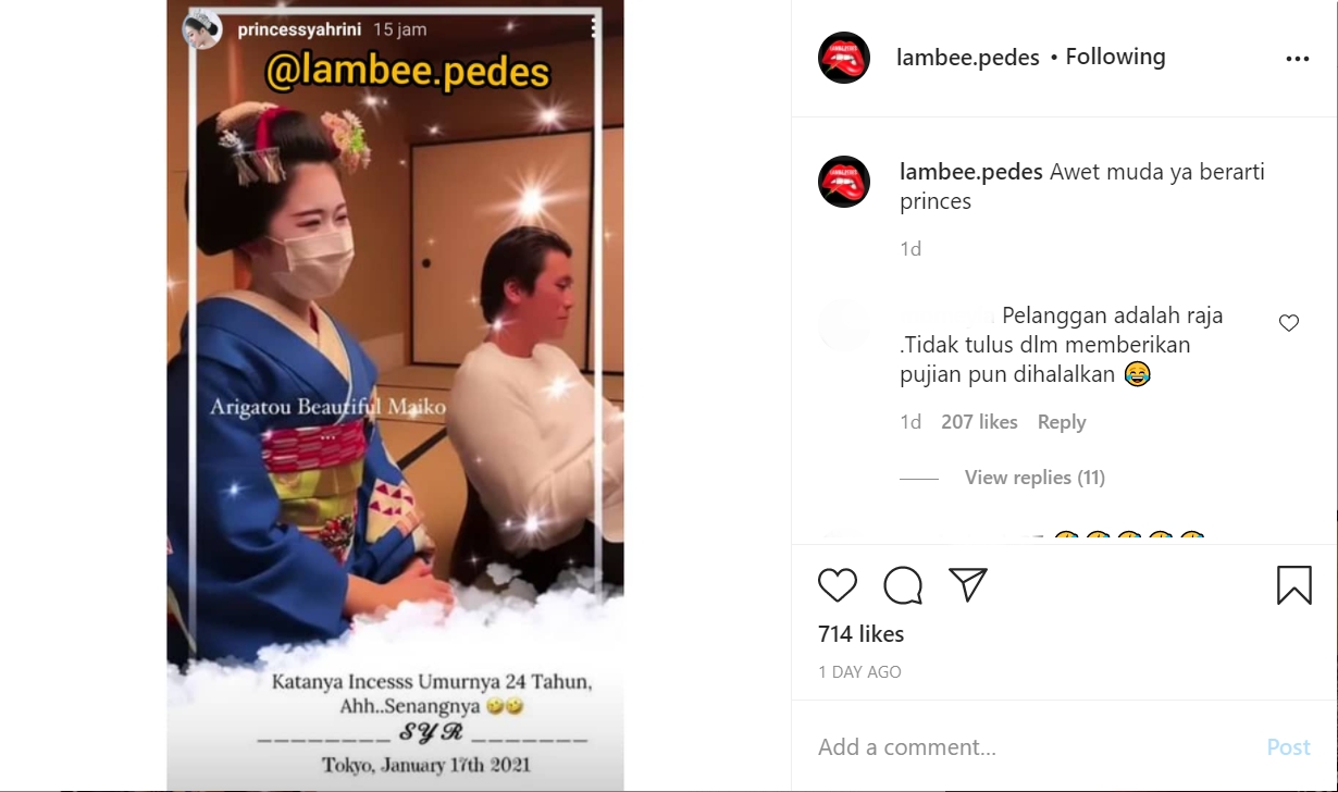 Syahrini Auto Girang Usai Disebut Masih Berusia 24 Tahun, Sontak Ditanggapi Sinis