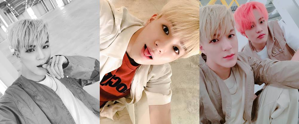 jeno membagikan potret yang diambil setahun lalu dan tidak pernah diunggah sebelumnya sebagai kado karena music video boom nct dream mendapatkan 100 juta penonton di youtube