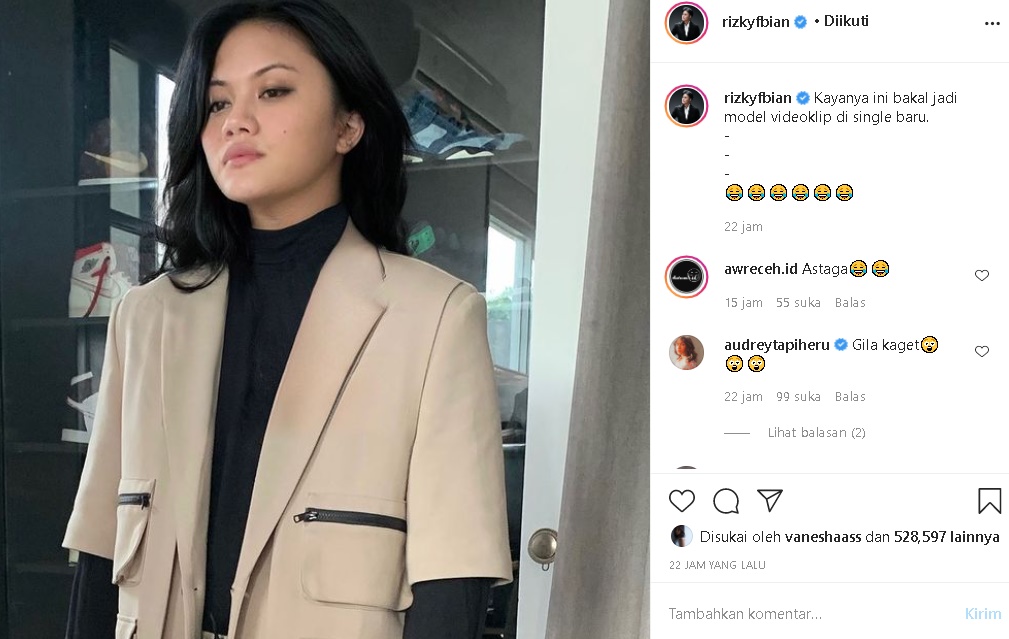 Rizky Febian Foto Pakai Filter Jadi Cewek, Cantiknya Bikin Kaget Hingga Dipuji Habis-habisan