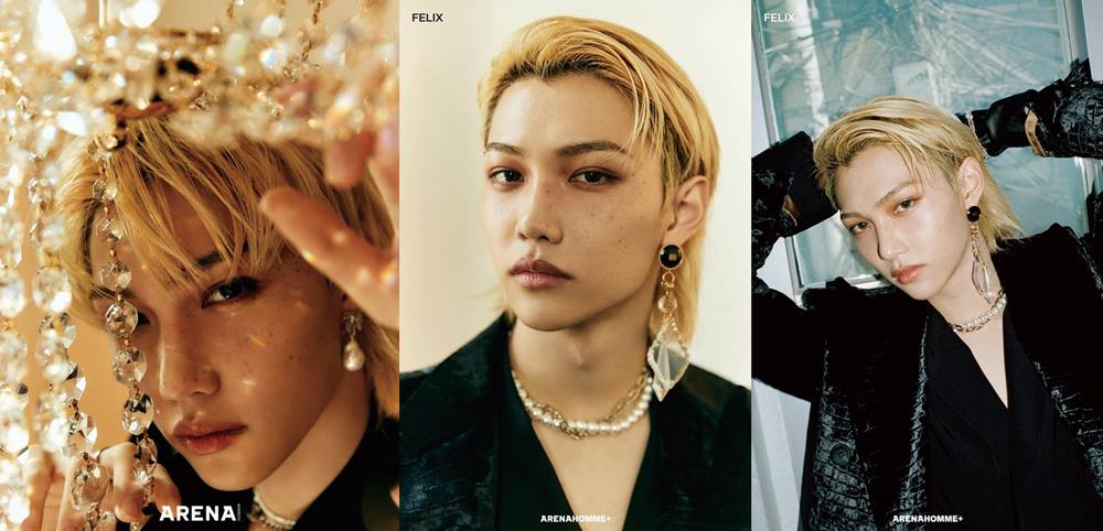 Felix Stray Kids mengungkapkan jika ia merasa laki-laki yang mengenakan fashion wanita akan terlihat sangat keren jika berhasil di wawancara terakhir bersama majalah Arena Korea