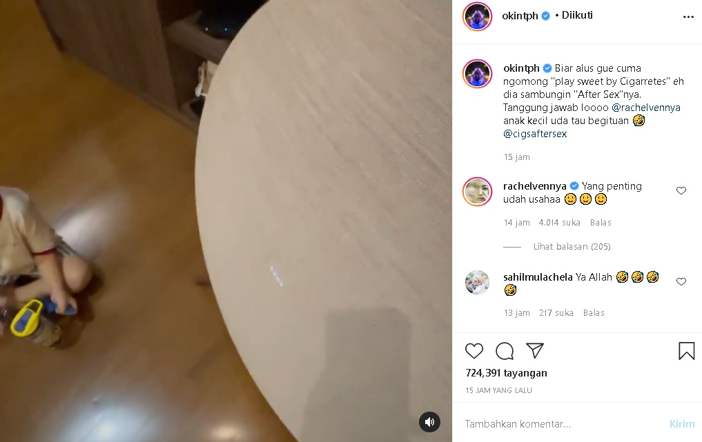 Unggahan Niko Al Hakim Bukti Rumah Tangga Baik-baik Saja dengan Rachel Vennya Bikin Fans Lega