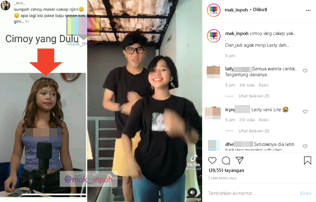 Biasa Tampil Seksi, Potret Beda Cimoy Montok Dipuji Habis-habisan Hingga Disebut Mirip Pedangdut Ini