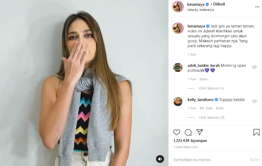 Klarifikasi Luna Maya Soal Foto Bareng Cowok di Akun Gosip, Akui Nyaman dengan Brondong?