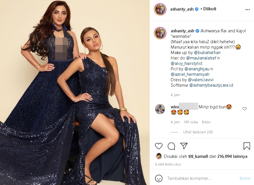 Menawan Bak Artis Bollywood, Pemotretan Ashanty dan Aurel Hermansyah Ini Justru Picu Perdebatan