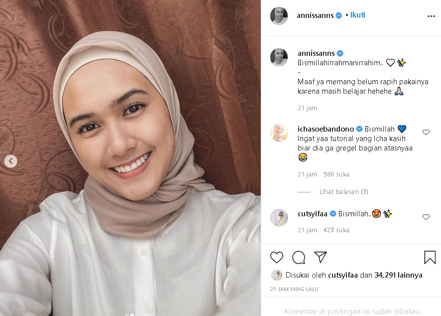 Adik Tampil Cantik Berhijab Banjir Pujian, Alyssa Soebandono Ingatkan Soal Ini Jadi Sorotan