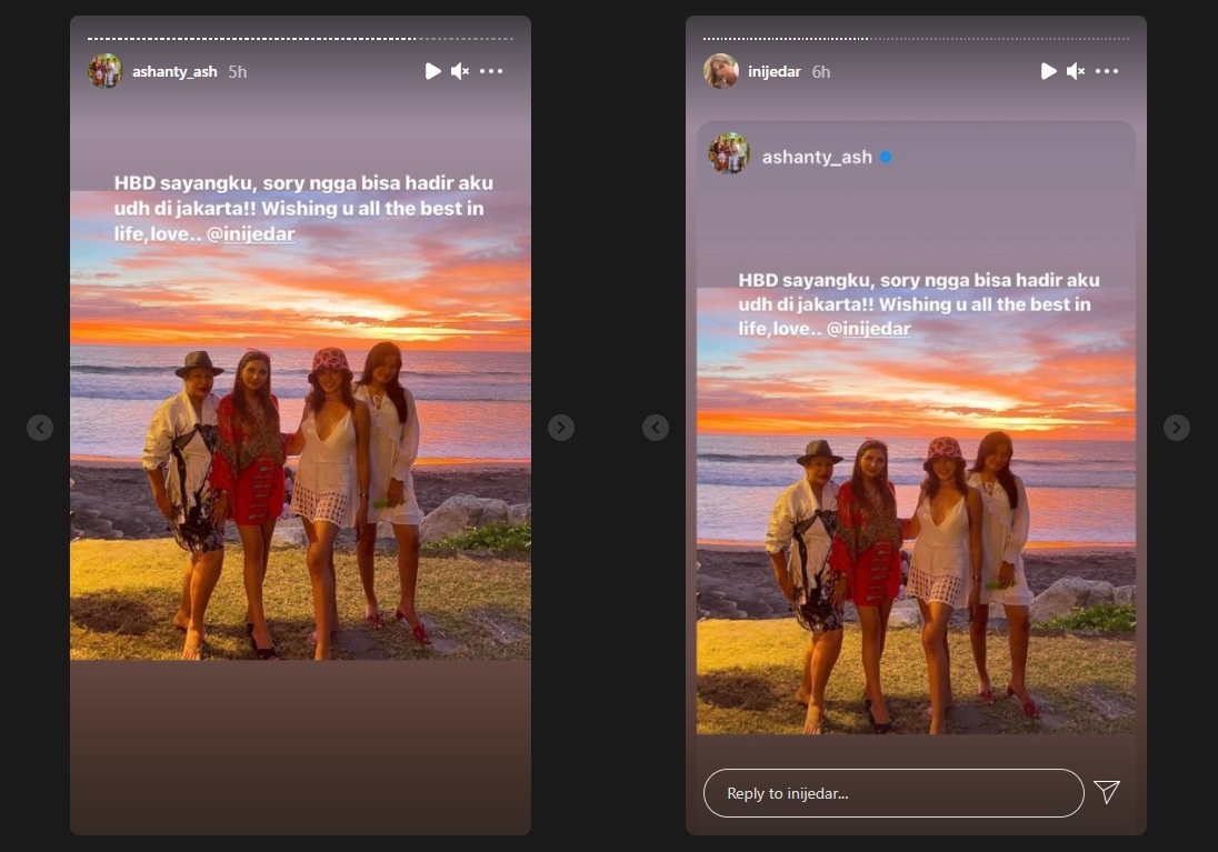 Ucapkan Selamat Ultah untuk Jessica Iskandar, Ashanty Juga Sampaikan Permintaan Maaf Gara-gara Ini