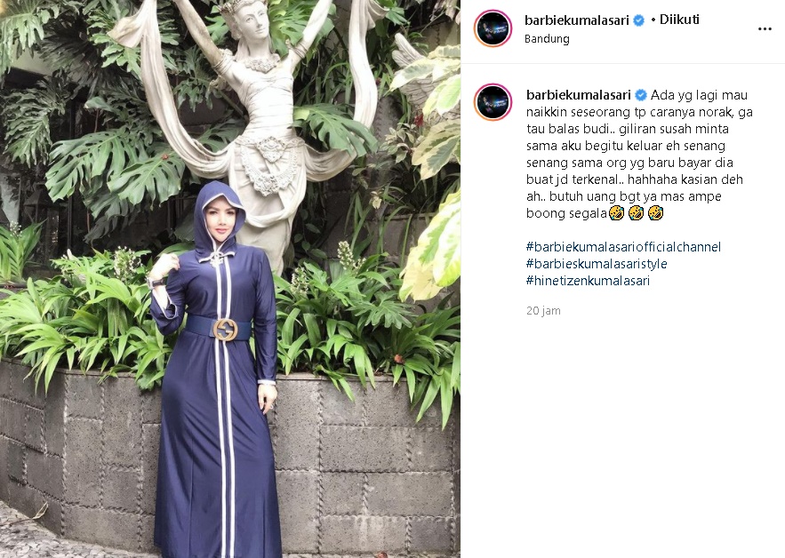 Barbie Kumalasari Sindir Orang Tak Tahu Balas Budi, Nama Galih Ginanjar Ramai Terseret