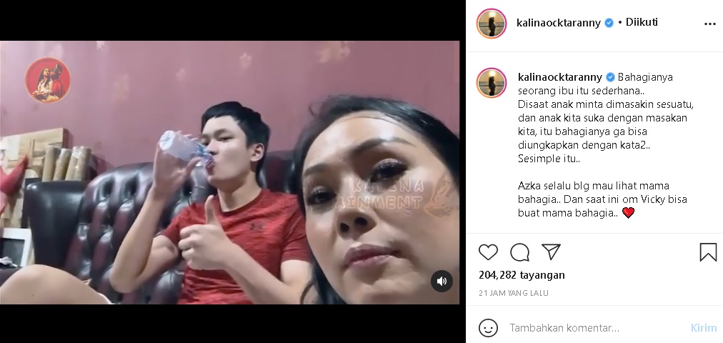 Kalina Oktarani Ingin Azka Gandeng Tangannya Menuju Pelaminan: Kebahagiaan Mama Akan Sempurna